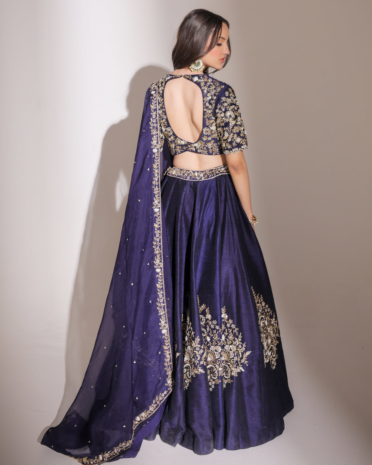 Dream Girl Royal Blue Zardoz Lehenga