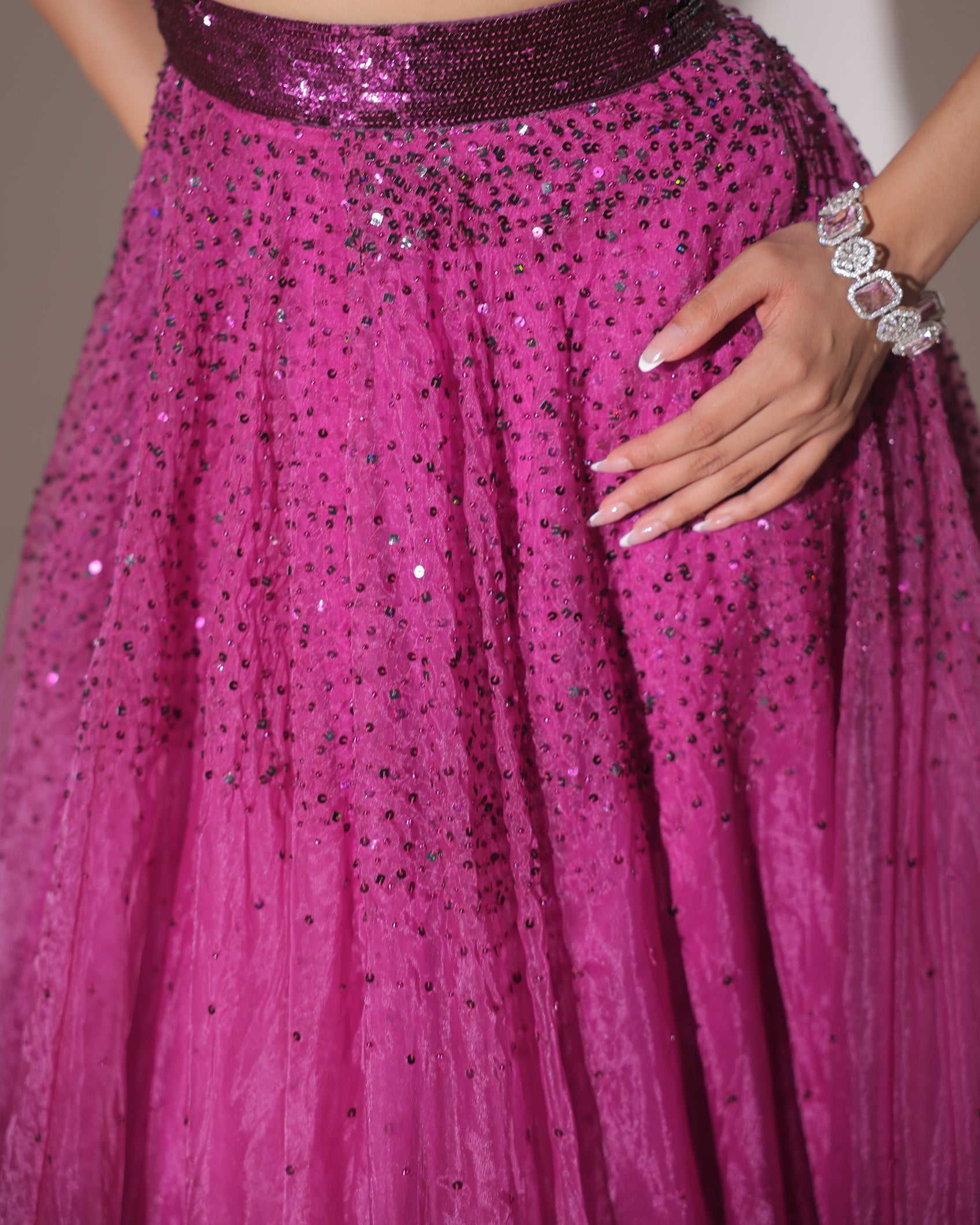 Strike A Pose Ombré Lehenga