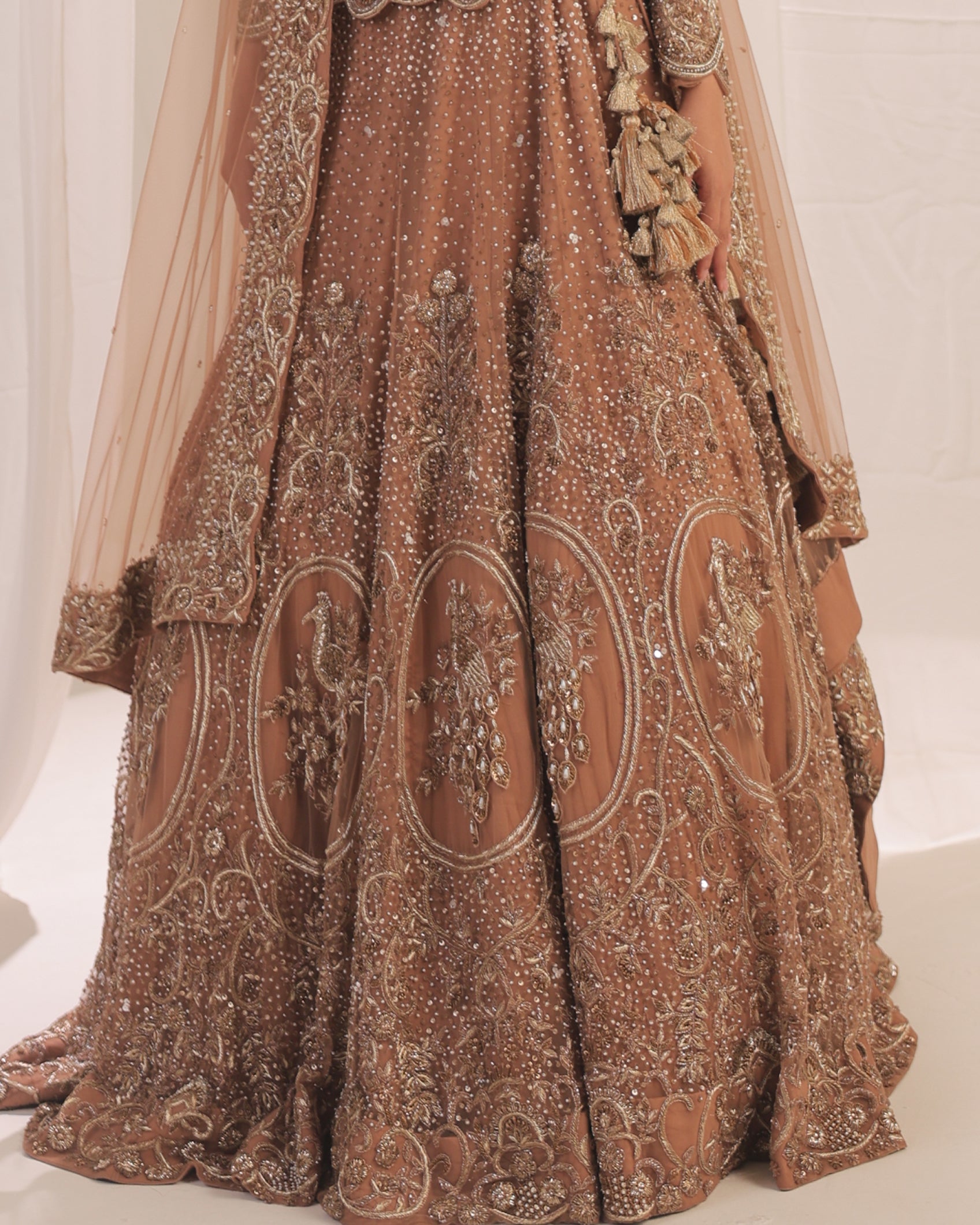 Old Soul Copper Gold Zardoz Lehenga