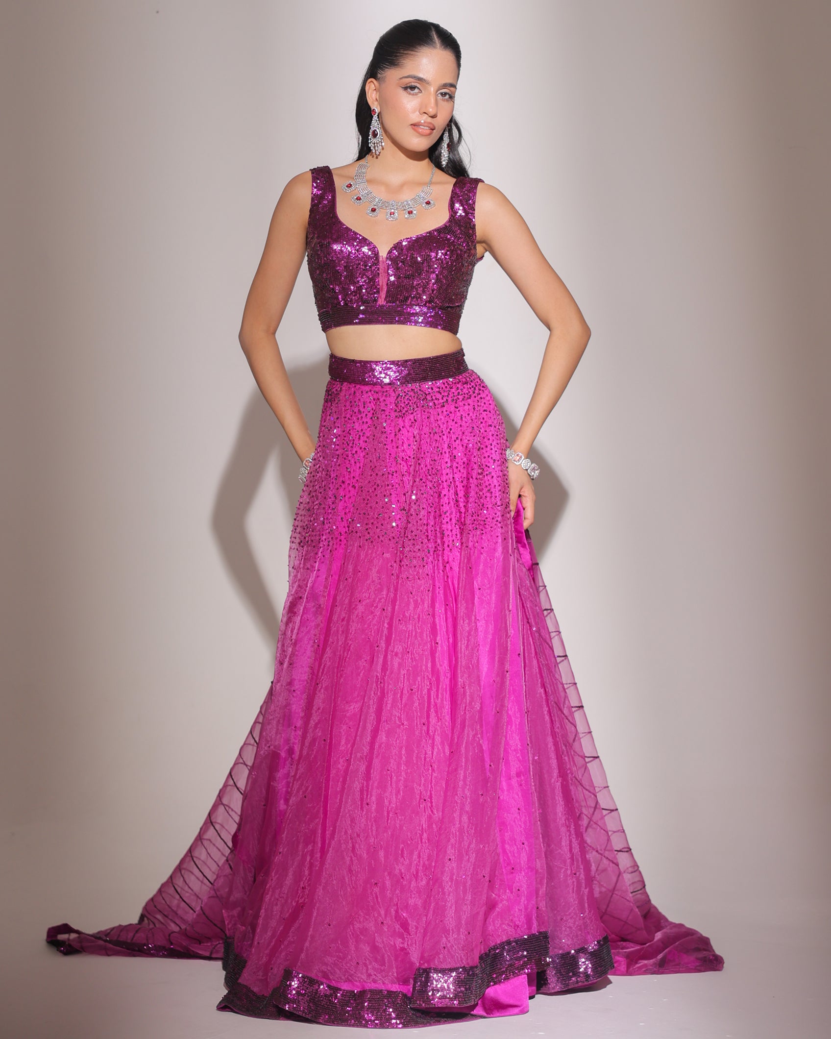 Strike A Pose Ombré Lehenga