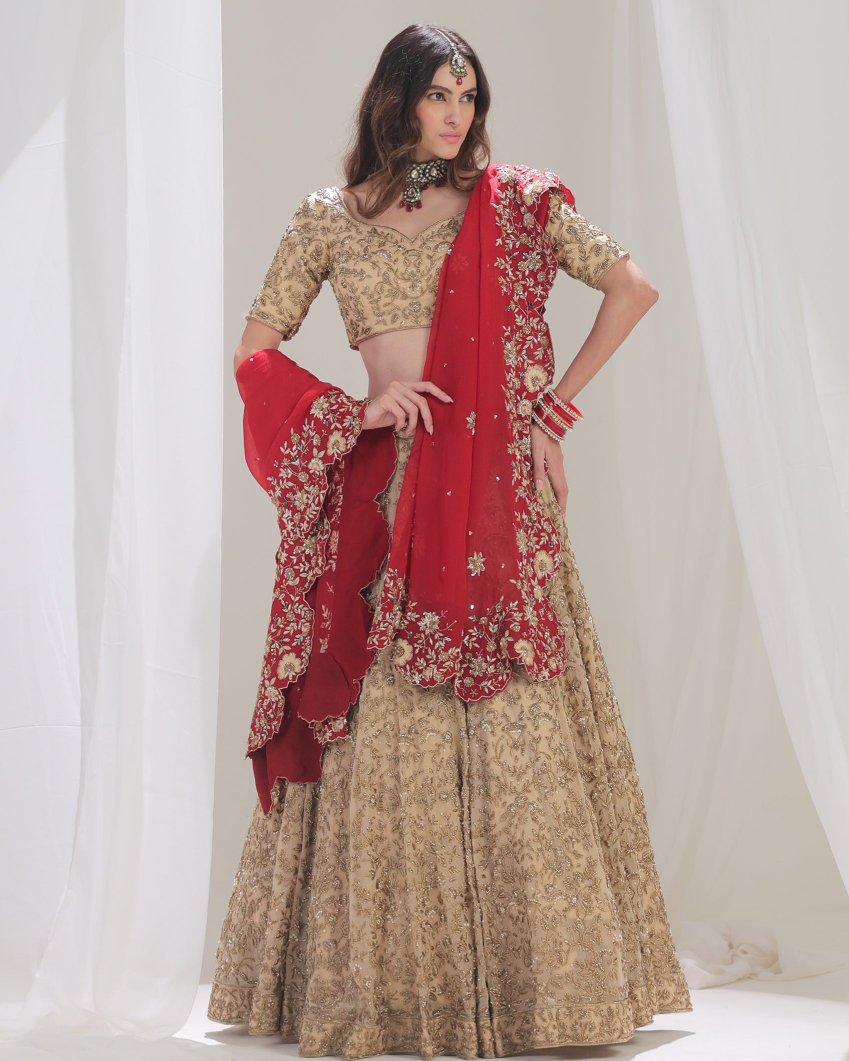 The Golden Hour Zardoz Lehenga