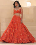 Rise Like Phoenix Sequin Lehenga